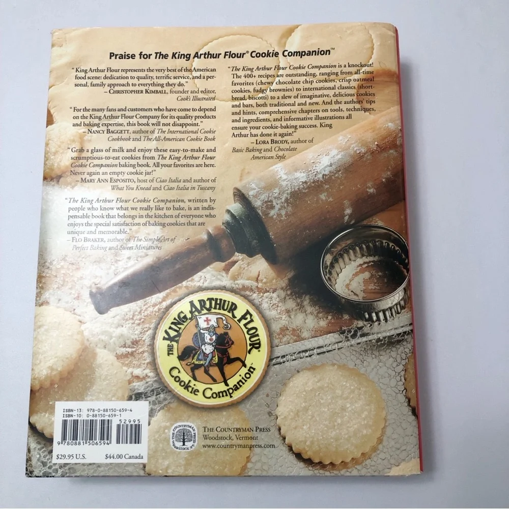 King Arthur Flour | Cookie Companion Cookbook Hardcover